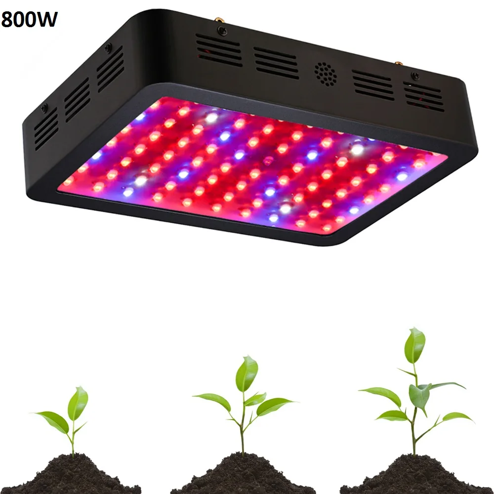 BOSSLED 800W LED Grow Light double chips Full Spectrum LED Grow Light Plants Growing and Flowering LED Grow light Panel