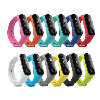 

Bracelet for Xiaomi Mi Band 3 4 Sport Strap watch wrist strap For xiaomi mi band 3/4 accessories bracelet Miband 3 4 Strap