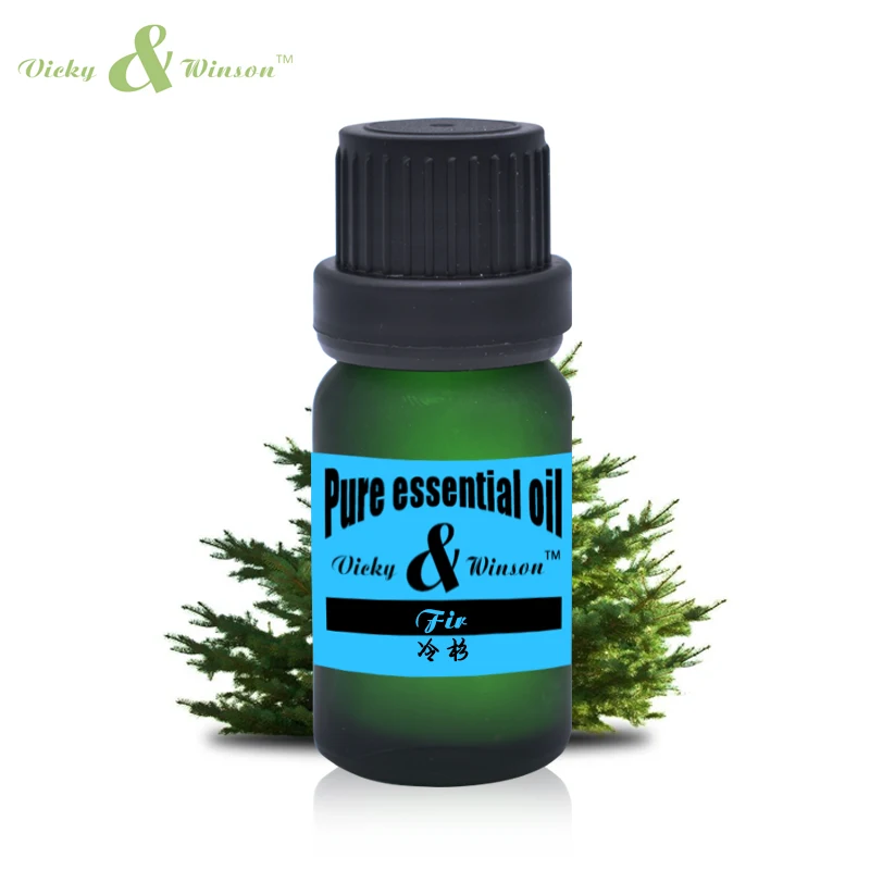 

Vicky&winson Fir essential oil 10ml 100% pure natural White sterilization Sleeping relax Insecticidal Fir oils VWDF22