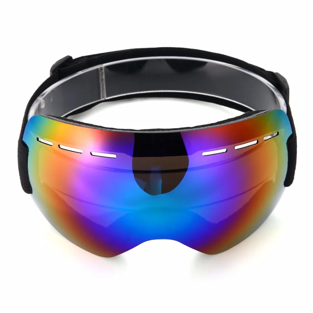 Adult Ski Goggles Anti-fog Dual-Lens UV Snowboard Goggles Winter Sport Sunglasses Glasses Skiing Snow Eyewear with Storage Bag