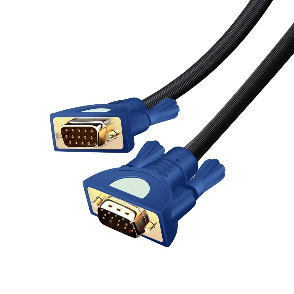 Кабель PCER VGA Экранирование фольгой к Мужской кабель для HDTV ПК ноутбука ТВ коробка