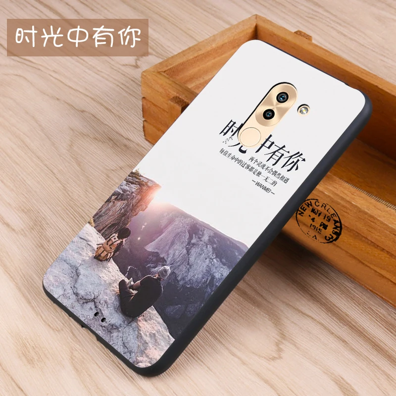 Huawei honor 6x Case Original Cover for Huawei honor 6x Bag Case Cover Skin Wolf Fish Skull honor 6x Fundas 100% BiNFUL 32
