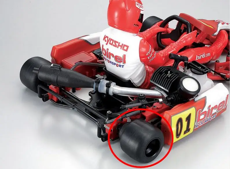 Комплект шин kyosho 1/5 go-kart для GP 2WD birel R31-SE 31315T1 4 шт