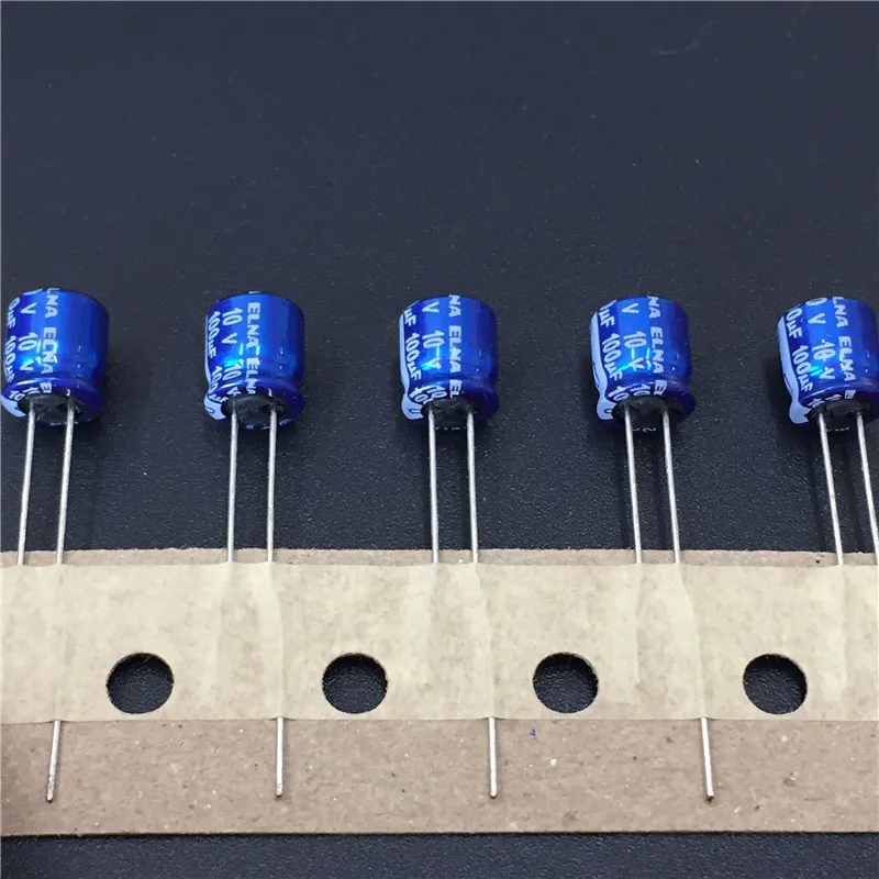 

10pcs 100uF 10V ELNA RC2 series 6.3x7mm 35V47uF Blue Audio capacitor