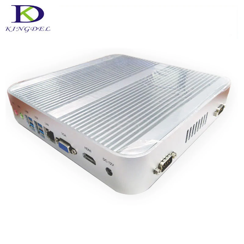 KINGDEL Newest Fanless font b Mini b font Computer HTPC Intel i3 5005U 2 0Ghz 8GB