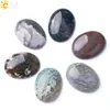 CSJA Natural Oval Loose Gem Stone No Drill Hole Indian Agates Onyx CAB Beads for Women Men DIY Handcrafted Jewelry Making F271 ► Photo 2/6
