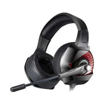 

K6 E-sports Gaming Headset Wired Game Headset Stereo Headphones Microphone LED Light For PS4 Xbox One S PC Laptop Computer US