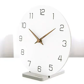 

Nordic Wall Clock Fashion Desk Table Clock Living Room Silent Guess Women Creative Watch Mechanism Relogio Parede Large WZH333