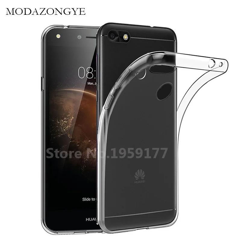 MODAZONGYE Soft Transparent Case Huawei Y6 Pro 2017 Case Cover Silicone Back Cover Phone Case For Huawei Y6 Pro 2017 5.0 inch (4)