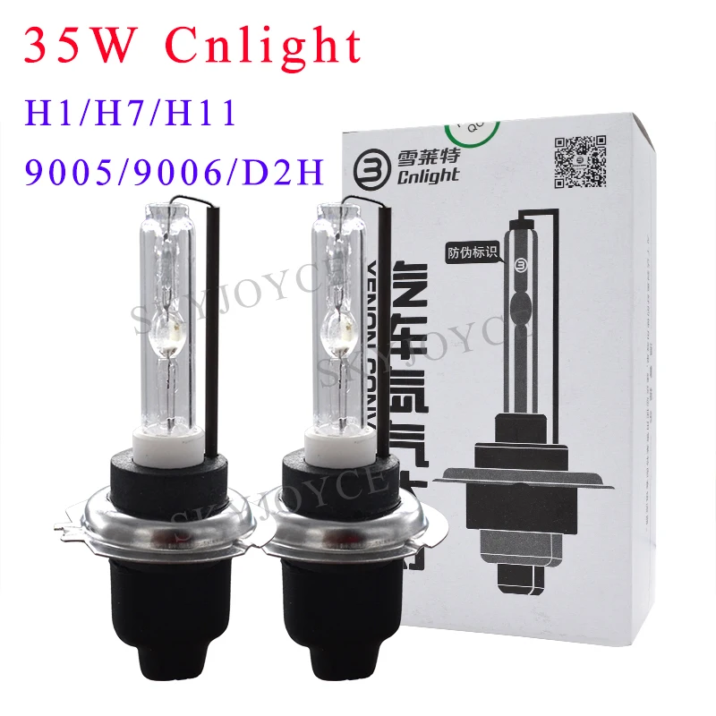 SKYJOYCE оригинальная 35 Вт HID лампа 4500K H1 H7 D2H HeartRay hid 5500K H11 Yeaky 4300K 6000K Cnlight лампа|Передние