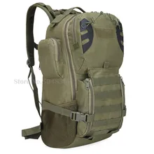 45L тактический большой емкости Молл рюкзак военных Штурмовой Рюкзак Камуфляж для пеших прогулок и охоты походные сумки
