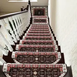 Beibehang высокого класса дома полный коврики Европейском стиле пластиковые Анти-тапочки лестницы коврики просто пол шаговый