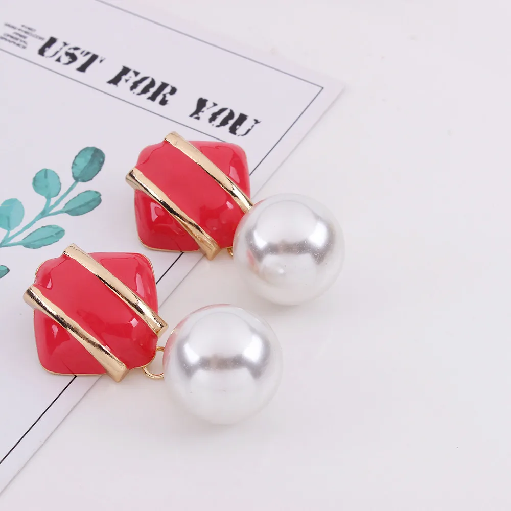 Women's New Fashion Earrings Candy-colored Fresh Refined Beautiful Accessories Jewelry