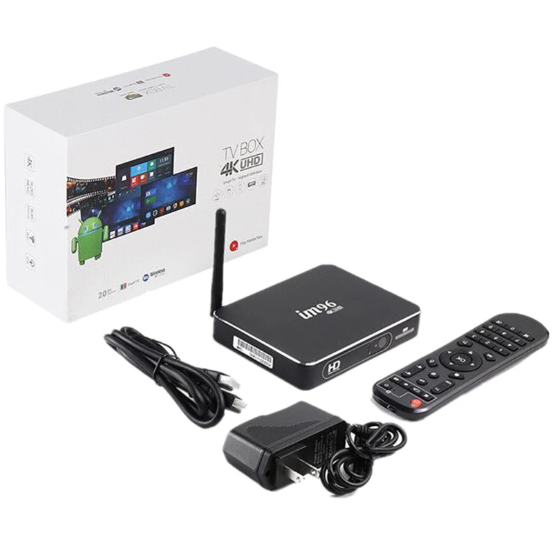 IM96 ТВ коробка 2 Гб оперативная память 16 Встроенная Amlogic S905X2 Android 8,1 Wi Fi Smart Декодер каналов кабельного телевидения