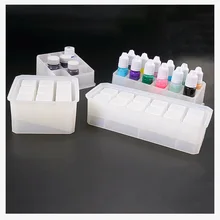 Новая прозрачная силиконовая форма Высушенный Цветок Смола декоративная коробка для хранения DIY формы для эпоксидной смолы для ювелирных изделий