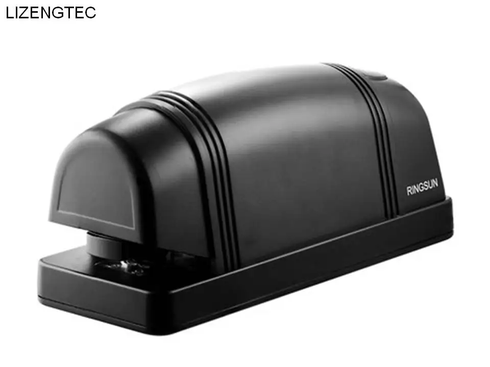 

Free Shipping LIZENGTEC Electricity Heavy-duty 6*AA Battery or DC Jack Two Power Stapler For School Office Factory Supplies