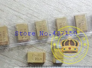 

2pieces SMD tantalum capacitors 330UF 337C 16V D -type (7343 = 7.3 * 4.3MM) AVX Crown store, Free Shipping