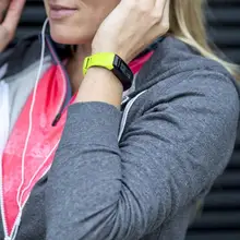 OMSHIN замена мягкий силиконовый браслет ремешок браслет для часы Garmin vivosmart HR Apr 6