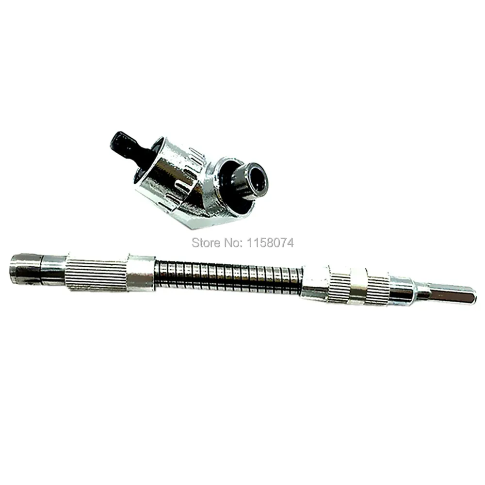Flexible Flex Shaft Quick Change Driver Angle Extension Tight Space 1/4