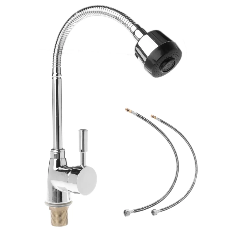 

1 Set Zinc Alloy Bathroom Faucet 360 Degree Rotatable High Quality Hot Cold Mixer Tap Kitchen Sitting Tap Bathroom Faucets