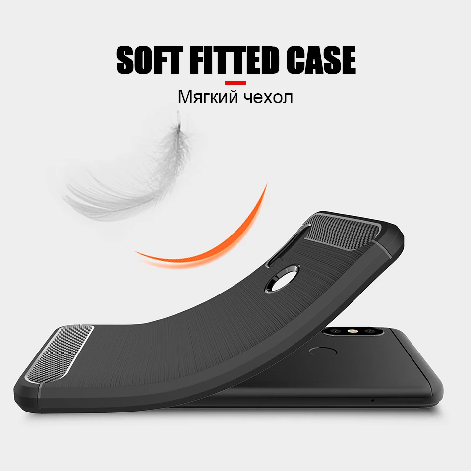 TOMKAS Carbon Fiber Phone Case For Xiaomi Redmi 6 Pro TPU Soft Case For Xiaomi Redmi 6 6A Silicone Cover Coque Fundas Carcasa    (6)