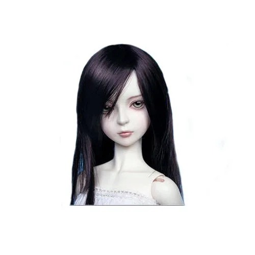 

[wamami] 02# Black Straight Wig For 1/4 MSD DOD BJD Dollfie 7-8