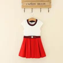 Детское платье для девочек; платье принцессы с бантом для девочек; Новинка года; платье для свадебной вечеринки; vestidos; одежда для маленьких детей; Розничная ; JN526-1