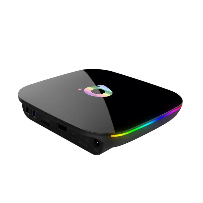 ILebygo Q плюс Смарт ТВ Box Allwinner H6 Android 9 0 4 Гб оперативной памяти 32 Rom 6 K h.265 USB3.0 Netflix PK T95Q