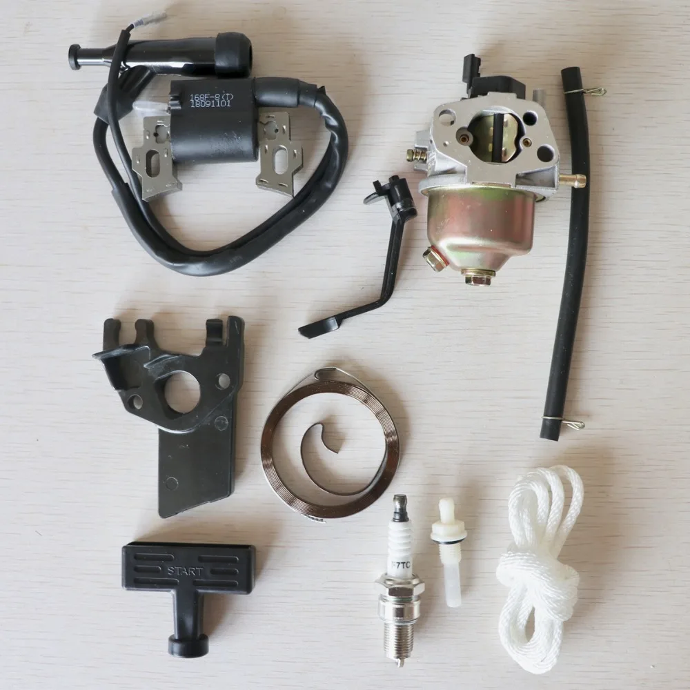 Carburetor Carb Ignition Coil Starter Spring Handle Rope Kit repair