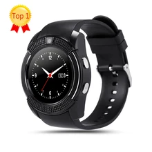 V8 Smart Watch Часы С Сим TF Карт памяти Bluetooth подключение для ios Android часы-Телефон smartwatch DZ09 PK GT08 U8
