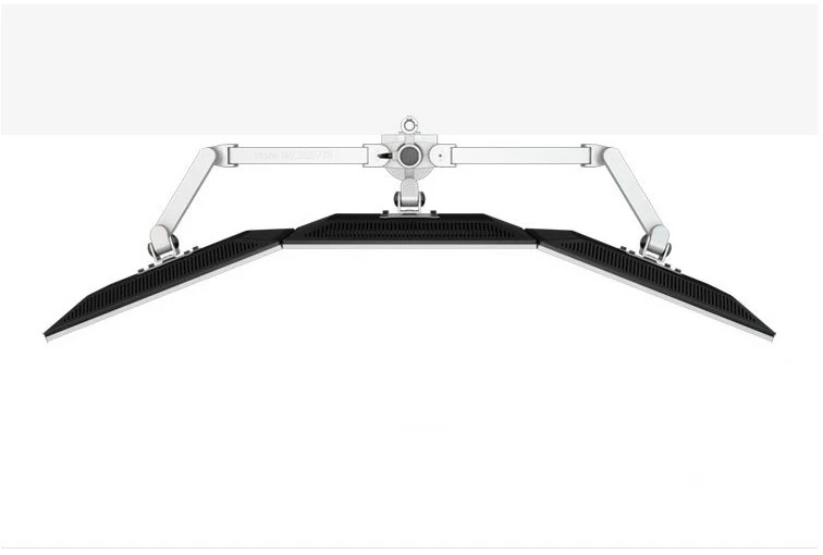 Desktop Triple Monitor Holder Support Aluminum