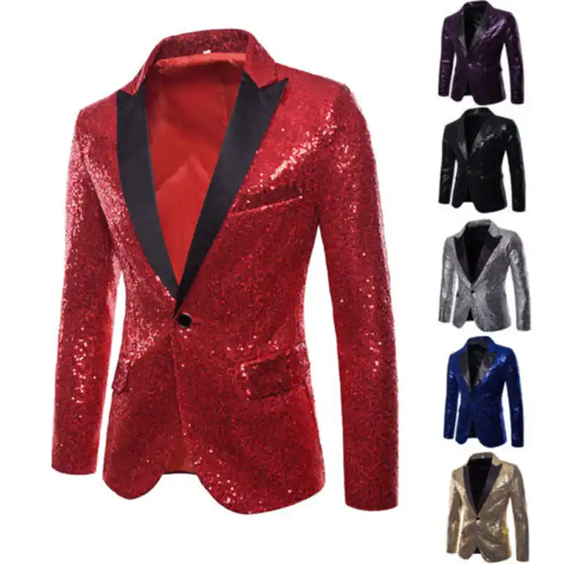 Red sparkle blazer Clearance