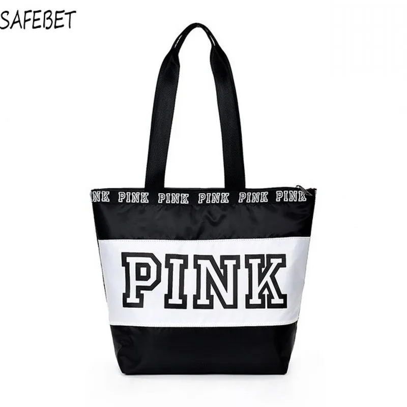 Us 10 44 39 Off Safebet Weekend Travel Tote Bag Hot Ing Women Handbags Pink Waterproof Vs Fashionable Female Ping Shoulder Bags Handbag In