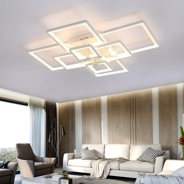 Moderno led lampadario a soffitto acrilico luci lampada per camera ... Lampada soggiorno moderno