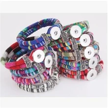 10 шт Горячая браслет из натуральной кожи украшение с защелкой