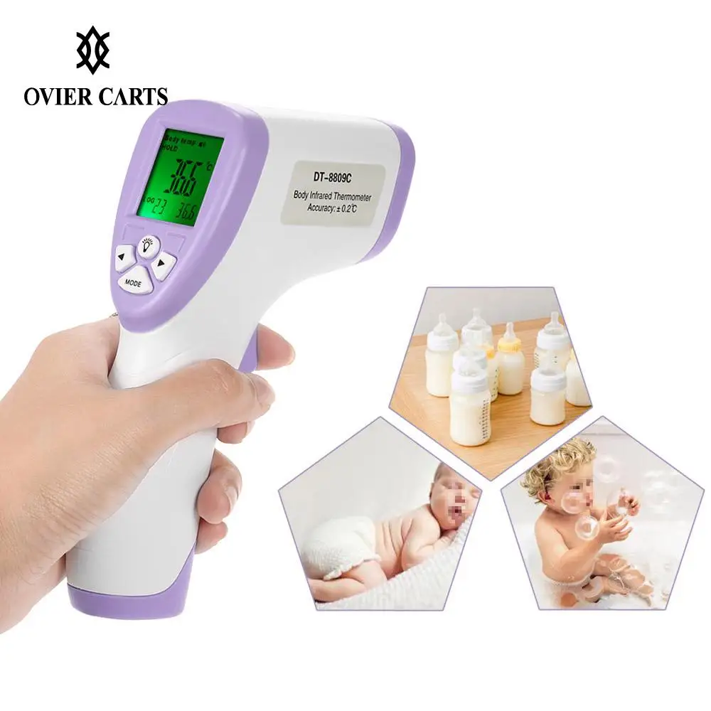 

Infrared Forehead Body Thermometer Digital LCD Non-contact Measure Device Surface Temperature Measurement Tool For Baby Adult