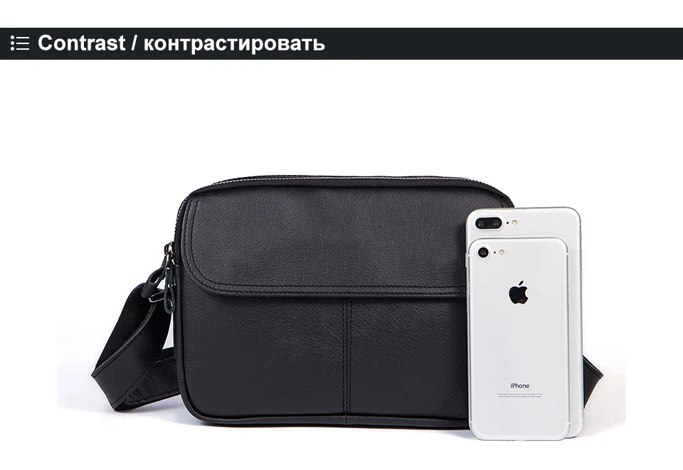 zipper small genuine leather bags-8