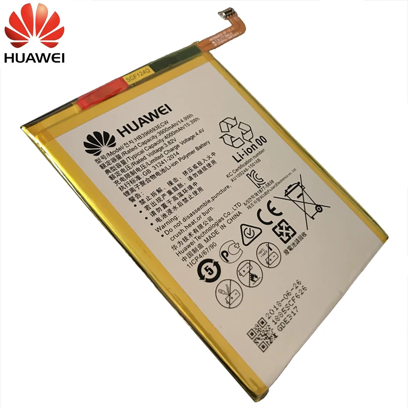 Huawei телефон Батарея HB396693ECW для huawei Коврики 8 NXT-AL10 NXT-TL00 NXT-CL00 NXT-DL00 замены батареи 3900 mAh