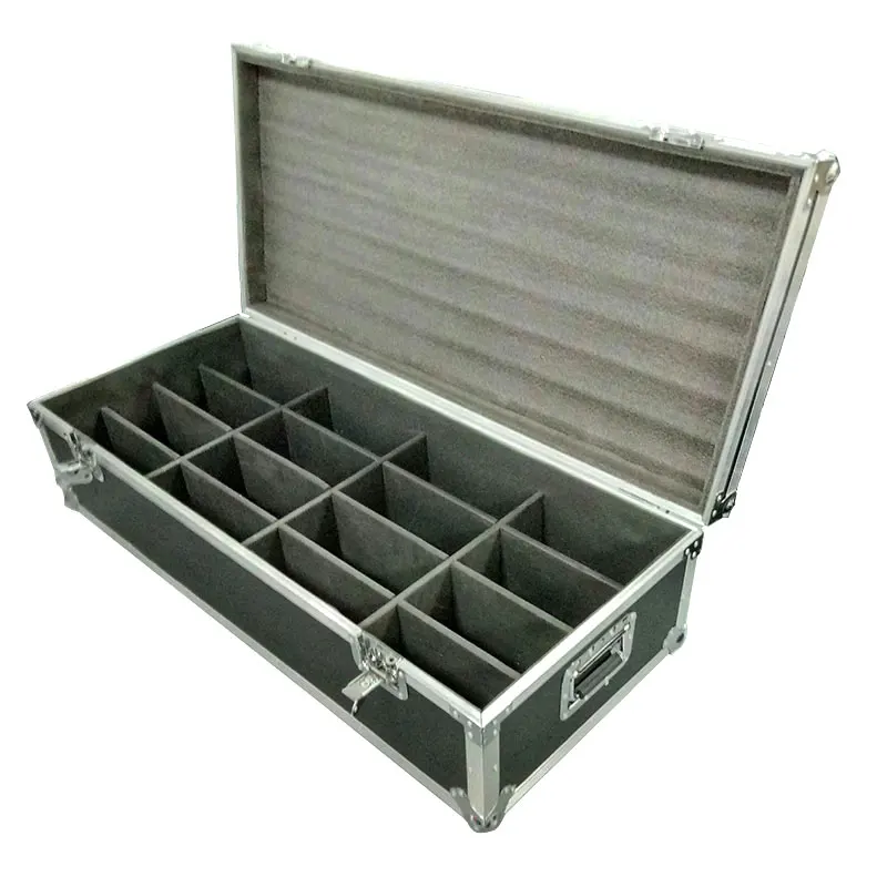 

Flight Case with 16pieces LED Flat Par 7x9W RGB Lighting 3IN1 LED Fast Shipping 7 Channels Chandelier Factory Directly Sale