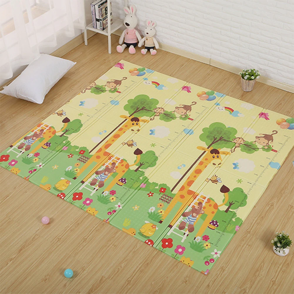 180X200CM Infant Play Mat Cartoon Baby Floor Mat Foldable Anti-skid Carpet Children's Rug Puzzle Carpet In The Nursery Game Mat 180X200CM Infant Play Mat Cartoon Baby Floor Mat Foldable Anti-skid Carpet Children's Rug Puzzle Carpet In The Nursery Game Mat