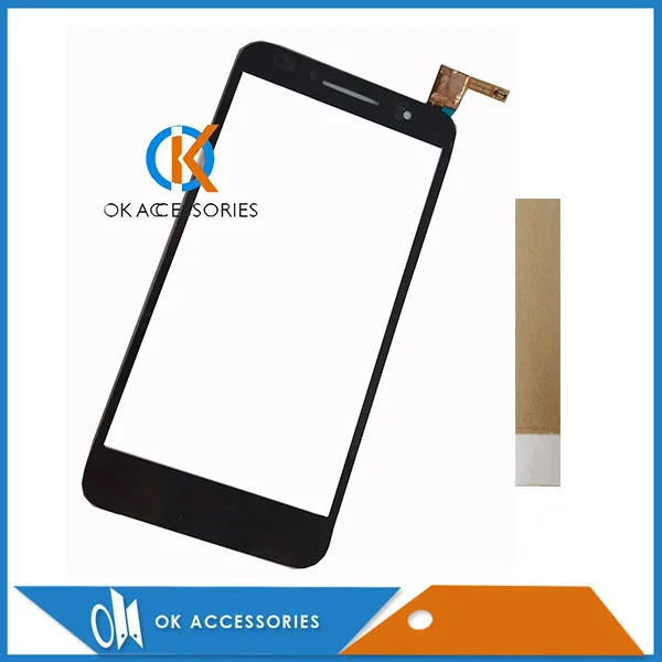 Черный цвет для Vodafone Smart Prime 6 VF895 VF895N V895 сенсорный экран дигитайзер с клейкой