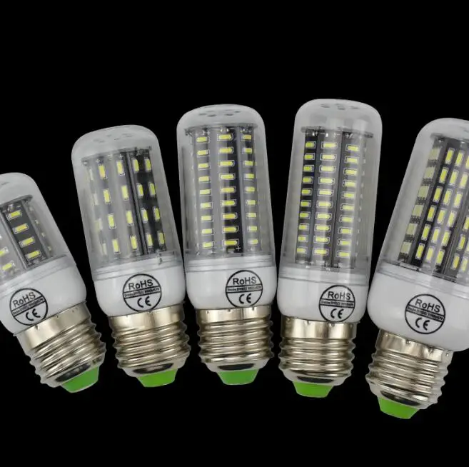 Светодиодные лампы G9 E27 E14 B22 SMD 4014 36 56 72 96 138 светодиодов s теплый белый/белый свет 110