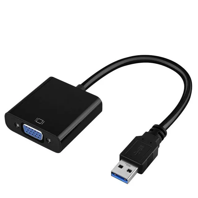 Extraordinary Offers AHHROOU USB 3.0 Video Graphic Card Display External Cable Adapter for WIN7 WIN8 Vista 1080P/ USB 3.0 to VGA Adapter Connector