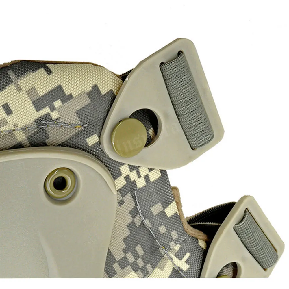 Airsoft Военная Тактические защитные наколенники и локтя спортивные защитные keenling Спорт Охота скейт-scooter наколенники