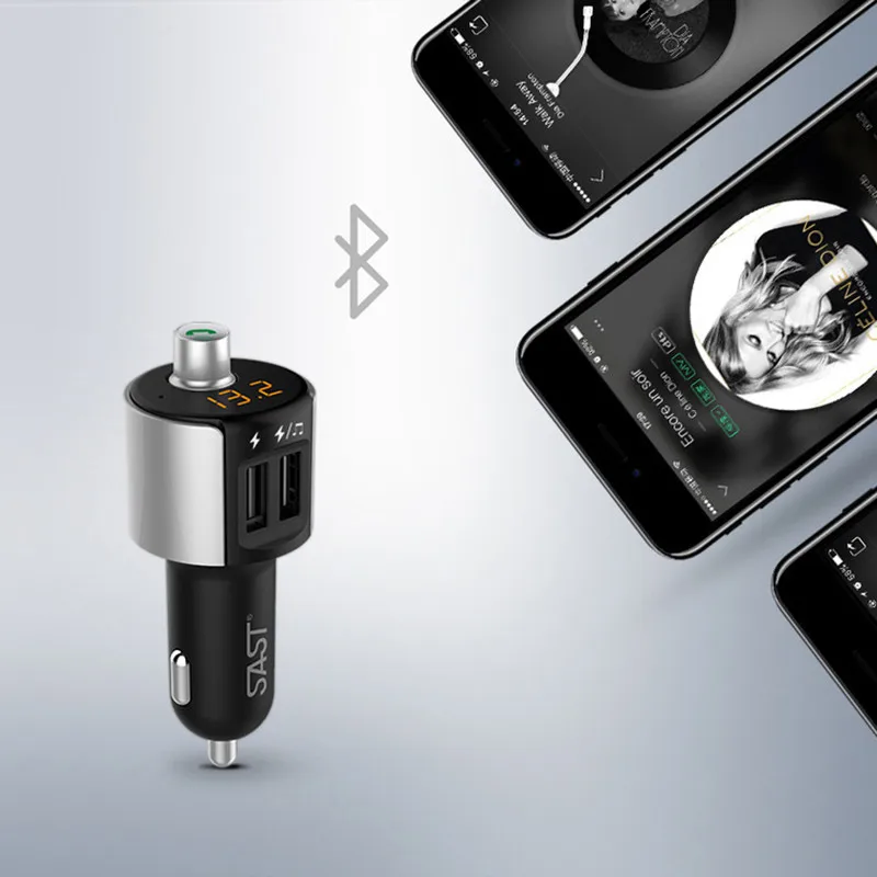 FM передатчик модулятор Беспроводной радио адаптер Bluethooth автомобильный bluetooth