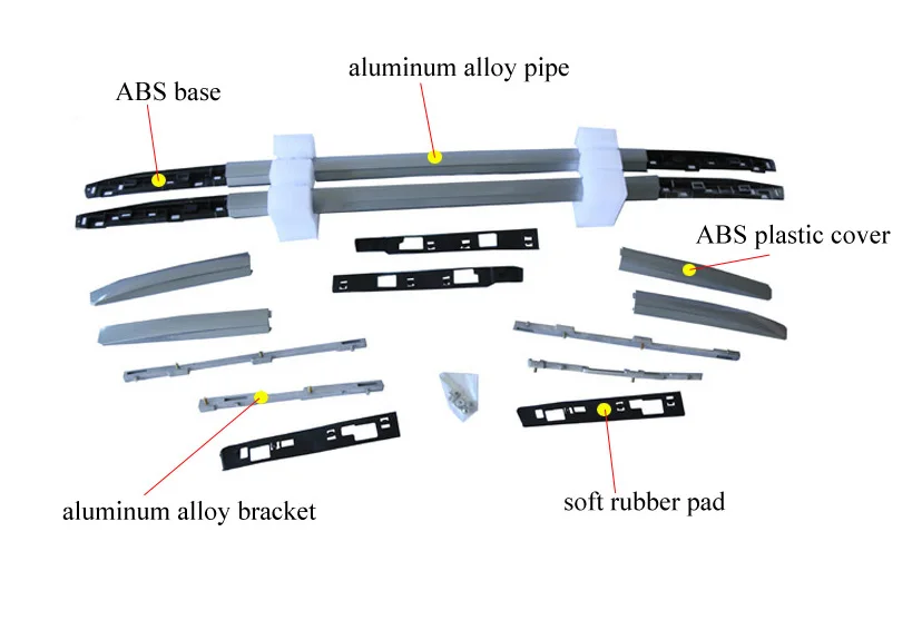 Обновленная версия рейки на крышу для hyundai IX25-, алюминиевый сплав, установка с помощью винта, бесплатное сверлильное отверстие, рекомендуется