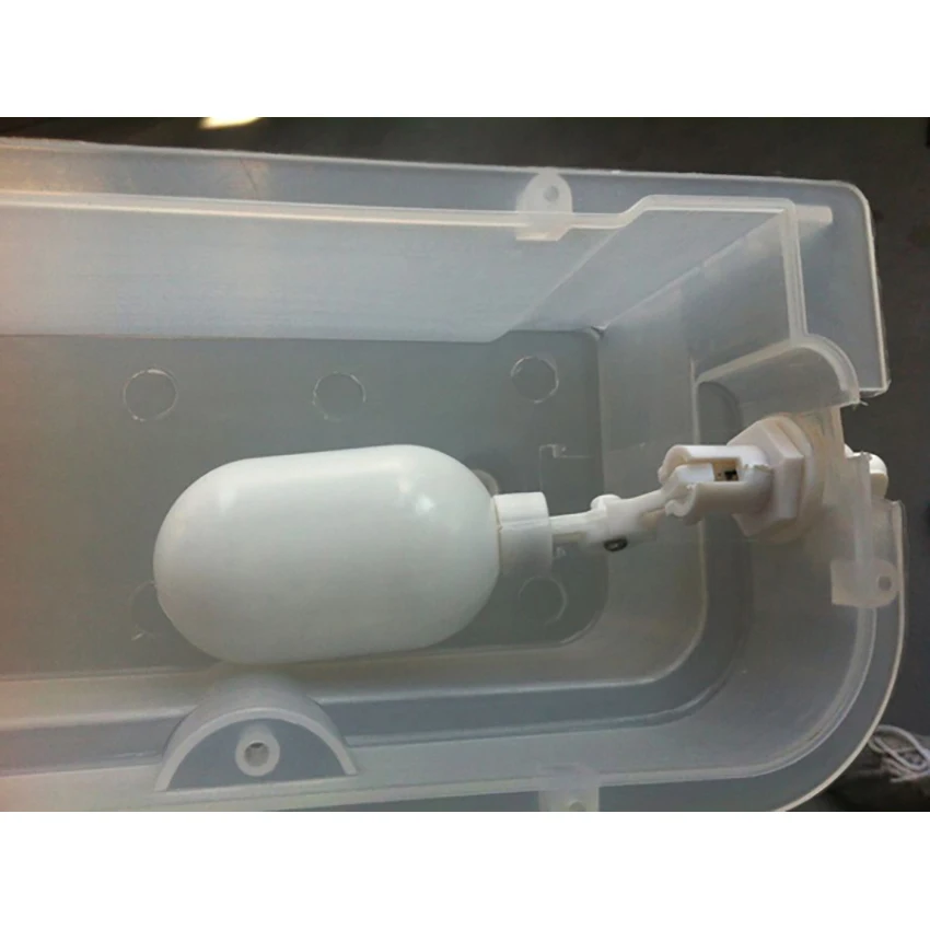 R1/4" Pipe Plastic Float Ball Switch Auto Filling Water Floating Valve With 4042 Connector Fish Tank Aquarium Accessories