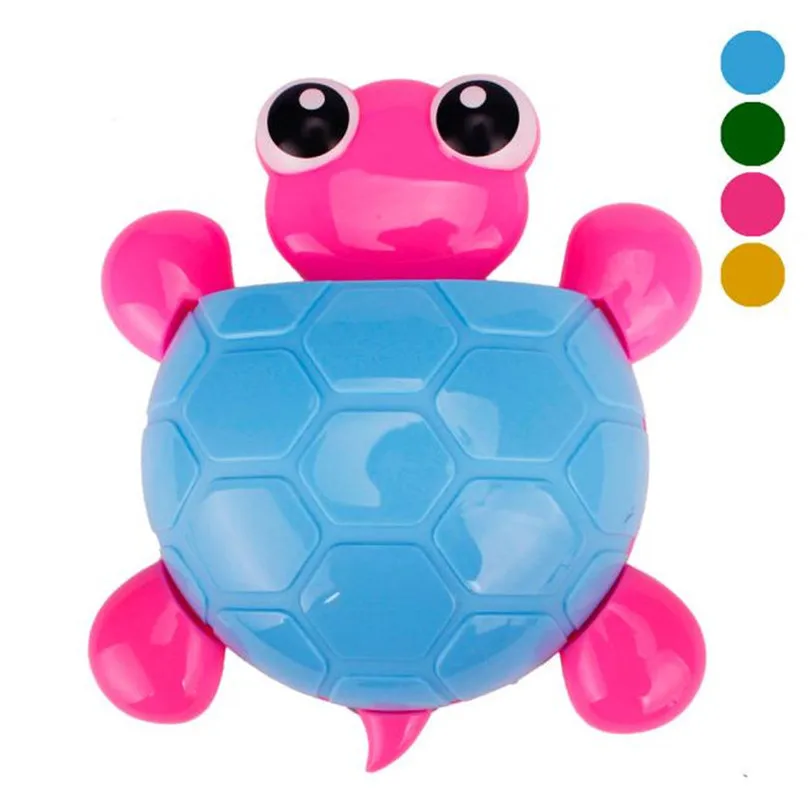 

1Pcs Lovely Tortoise Cartoon Wall Suction Bathroom Accessories Products Wall Mounted Toothbrush Holder Suction Cup Hot Sale