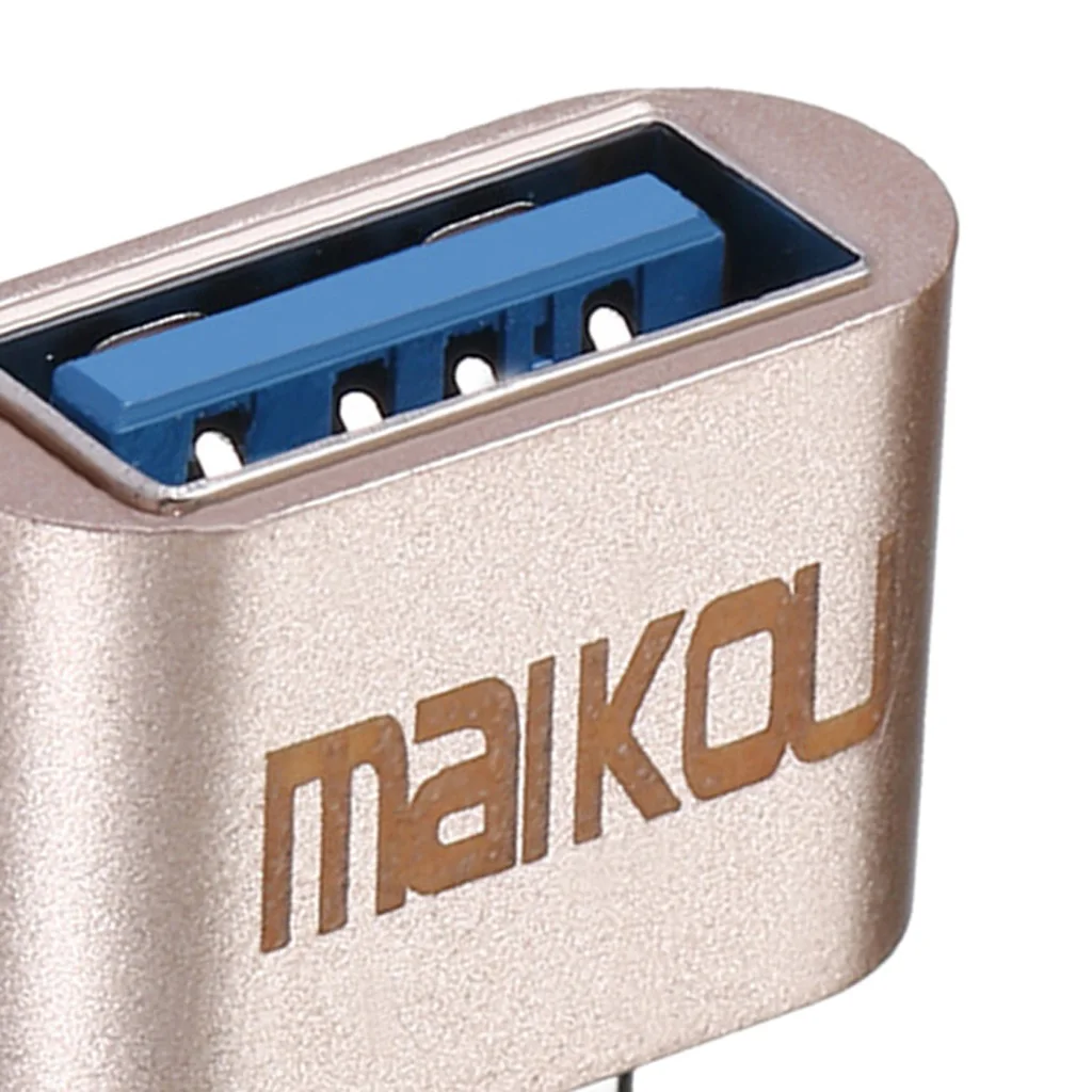 Portable USB 3.0 to USB Type C Adapter OTG Connector for All Type-C Devices Pink