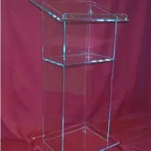 Логотип Настроить Лидер продаж акриловые Lectern Lucite церковный Подиум прозрачного ПММА Pulpit glass церковная кафедра акриловый Подиум